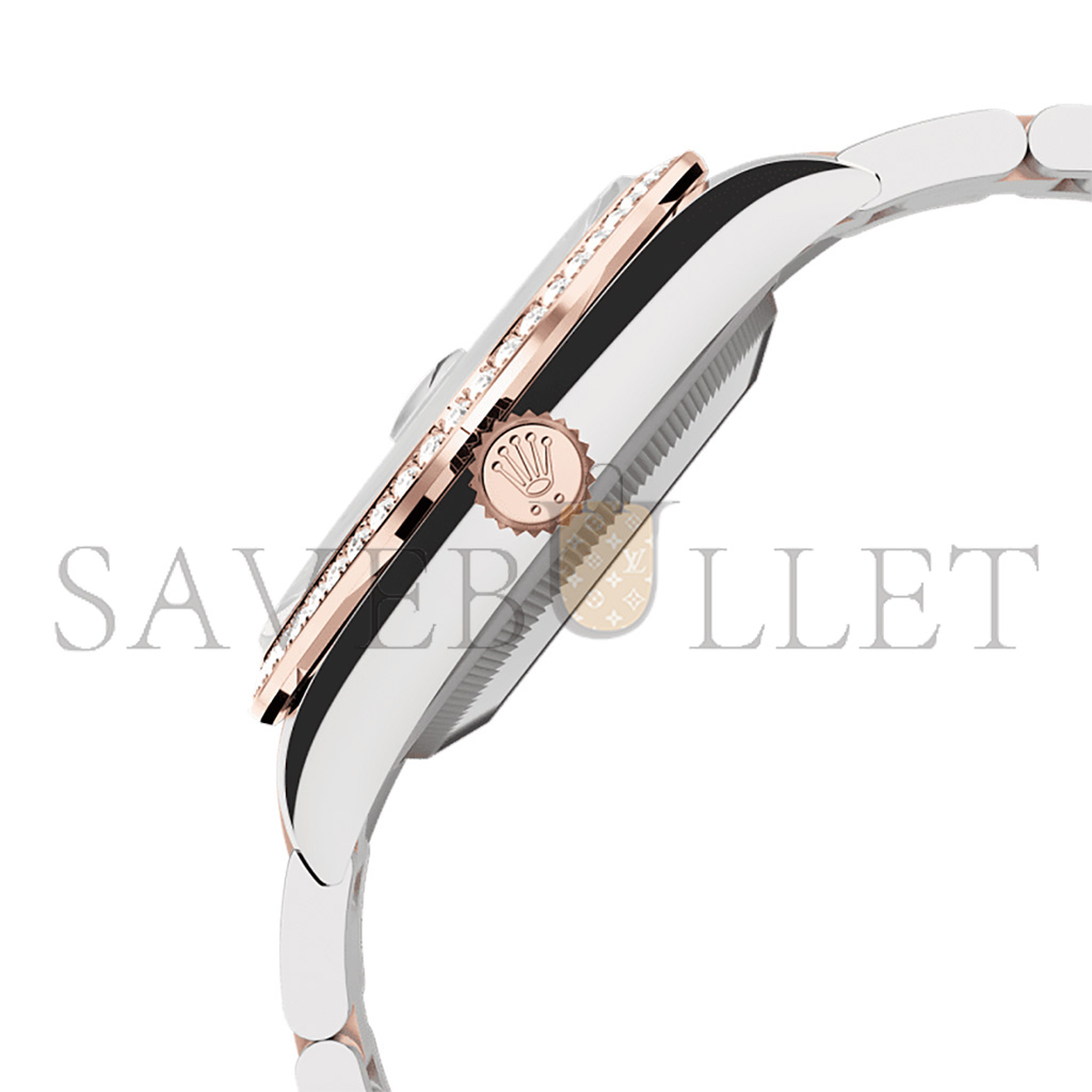 ROLEX DATEJUST 36 OYSTER, 36 MM, OYSTERSTEEL, EVEROSE GOLD AND DIAMONDS WATCH 126281RBR-0012 ROLEX DATEJUST 36 OYSTER, 36 MM, OYSTERSTEEL, EVEROSE GOLD AND DIAMONDS WATCH 126281RBR-0012